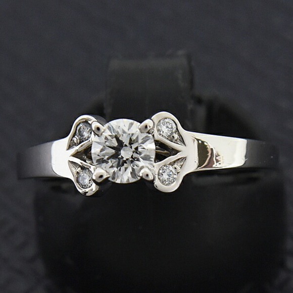 CARTIER Platinum Diamond Ring - Picture 9 of 10